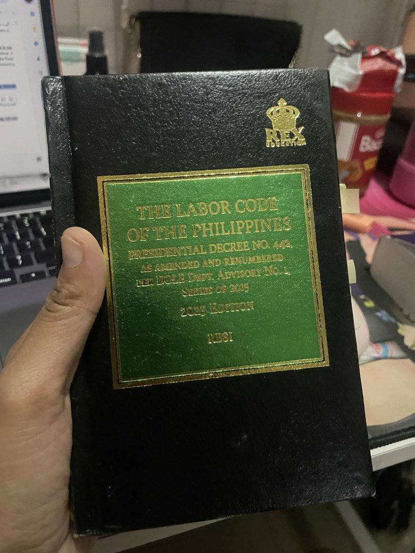 Commercial Laws of the Philippines & Labor Code Codal (Category: Textbooks) located in Manila. Submitted by veralualhati (Listing ID 1465327936, Image 2). Description: - Rex Education law books (Hardbound) - Commercial Laws of the Philippines Volume II, Fifth Edition - 700 php - The Labor Code of the Philippines, 2023 Edition - 650 php Loc Sampaloc.