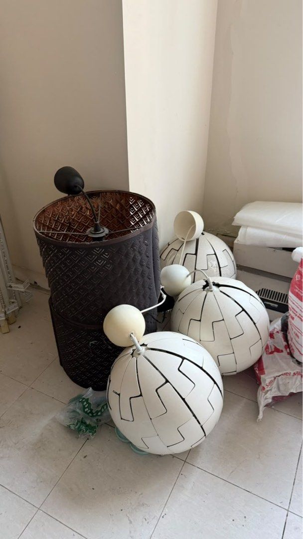 CONDO PULL-OUT ITEMS FOR SALE 🏠✨ (Category: Lighting) located in Caloocan City. Submitted by b3asty_0323 (Listing ID 1465179442, Image 1). Description: Decluttering and selling condo pull-out items—perfect for those furnishing a home, condo, apartment, or rental unit! Elegant black woven pendant lights with a unique design—perfect for living rooms, bedrooms, dining areas, condos, or cafés. 💡 ✔️ Good condition ✔️ Stylish & modern design ✔️ Creat