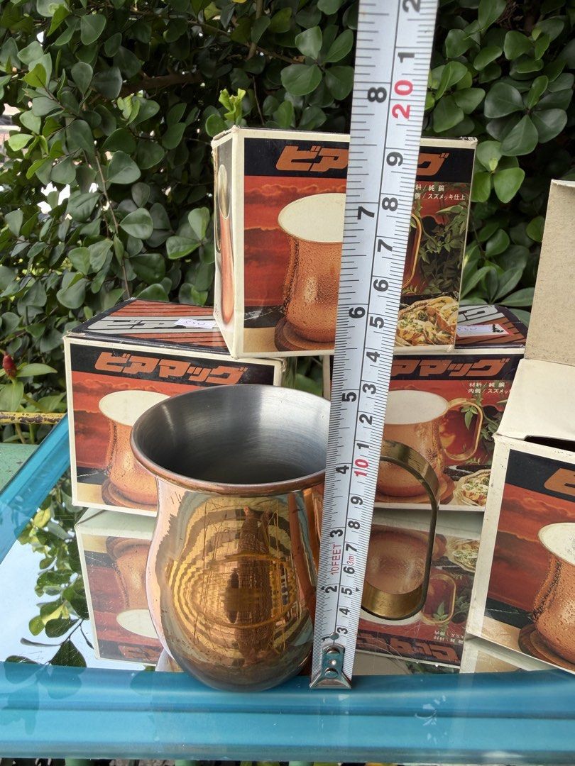 Copper mug (Category: Coffee & Tea Tableware) located in Davao. Submitted by parteawares2 (Listing ID 1465316479, Image 2). Description: Copper mug made in Japan .