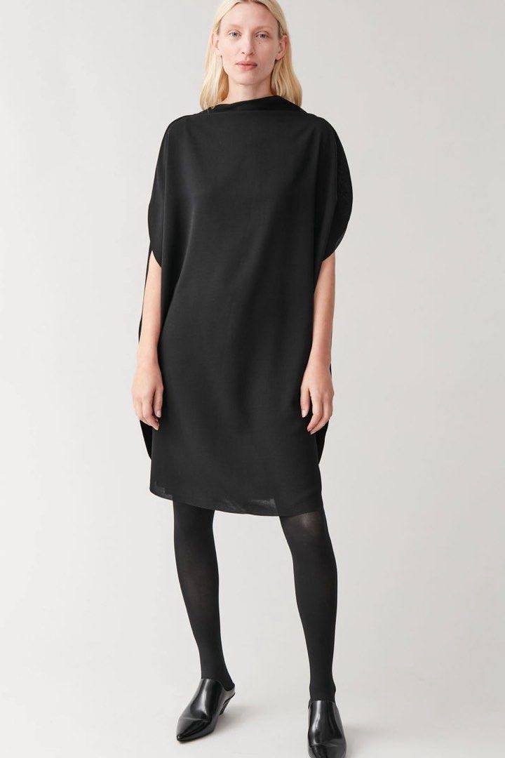 COS Circle Cut Dress (Category: Dresses) located in Mabalacat. Submitted by designerbrandsforless (Listing ID 1465232446, Image 1). Description: New with tag! Size:34 Best fit Medium Color: black.