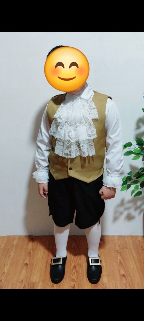 Costume for rent (Category: Babies & Kids Fashion) located in Manila. Submitted by isflamingo28 (Listing ID 1465247779, Image 2). Description: Can be for Renaissance or Medieval costume French costume Isaac Newton Costume Spain costume Prince costume.