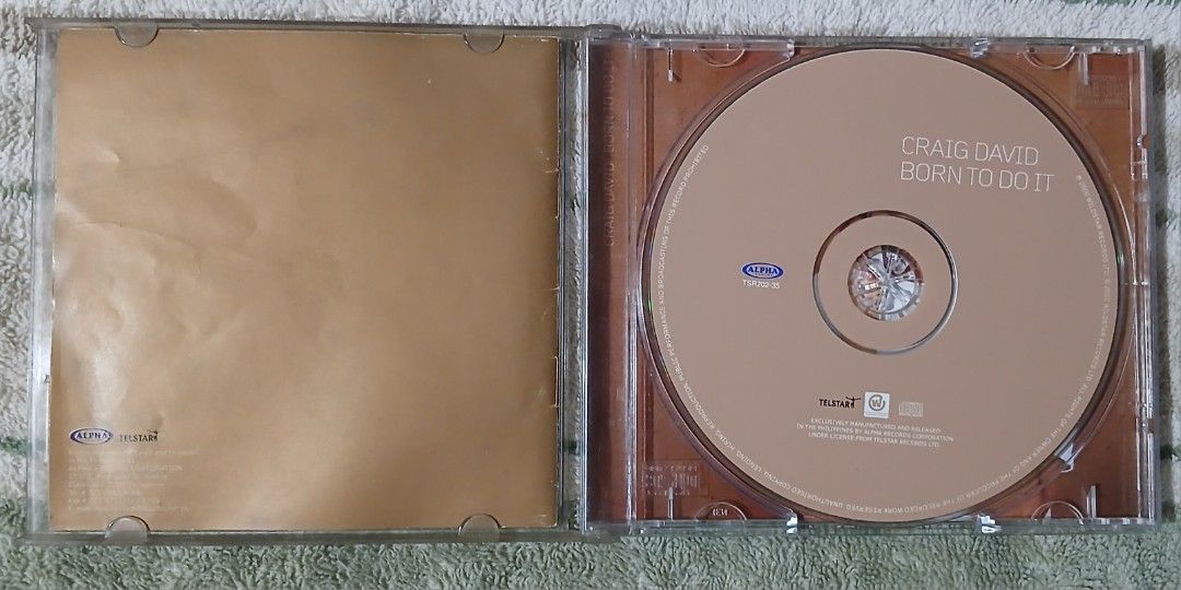 Craig David - Born To Do It CD (Category: CDs & DVDs) located in Manila. Submitted by miczngrz (Listing ID 1465226049, Image 3). Description: - Artist: Craig David - Album: Born To Do It (Debut Album) - Price: 400 (get a discount if you buy 2 or more CDs from my listings) - Hit Tracks: Includes 'Fill Me In', '7 Days', and 'Walking Away' - Label: Telstar Records - Inclusions: Original plastic jewel case, artist's photo and lyric booklet.