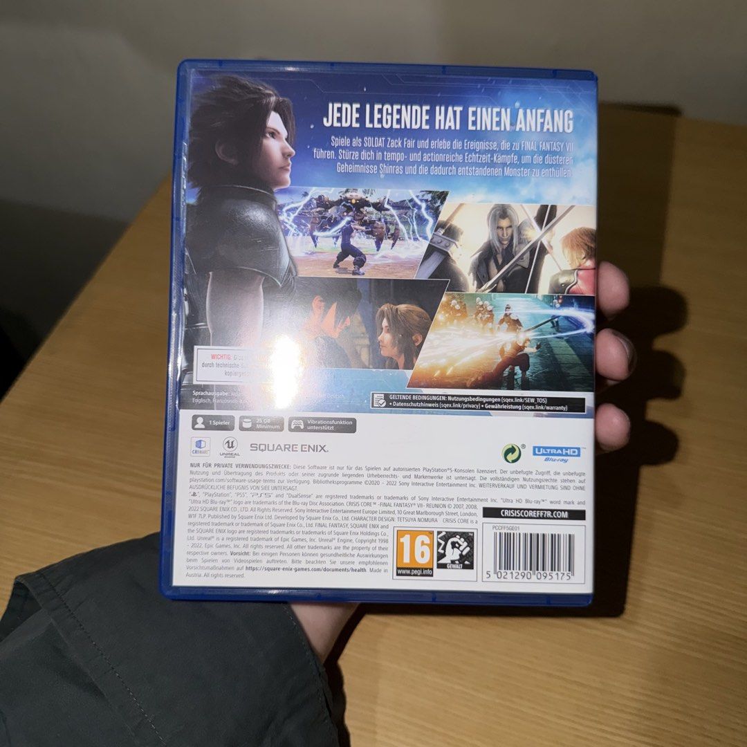 Crisis Core Final Fantasy VII Reunion (Category: PlayStation) located in Pasig City. Submitted by kingclutter (Listing ID 1465291009, Image 2). Description: .