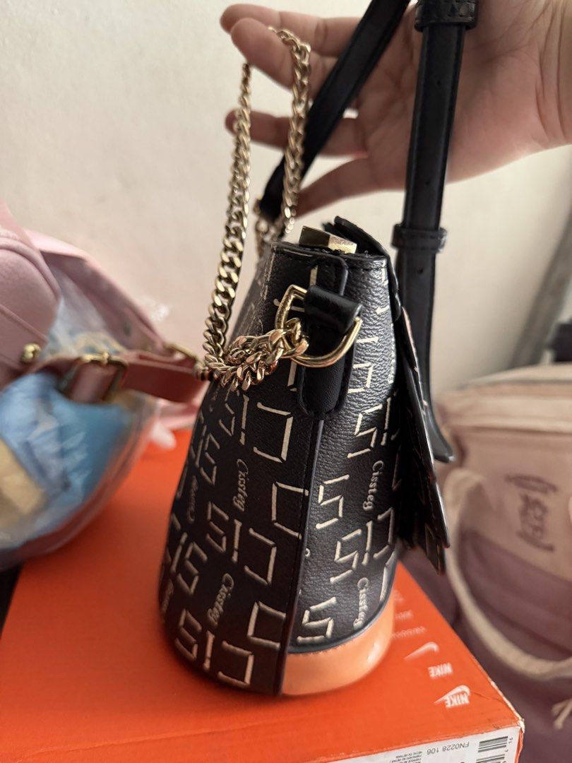 Crissteg Crossbody (Category: Cross-body Bags) located in Caloocan City. Submitted by amethystlove14 (Listing ID 1465195365, Image 3). Description: Authentic Crissteg Crossbody Bag with minimal flaw on ear (posted in picture) .