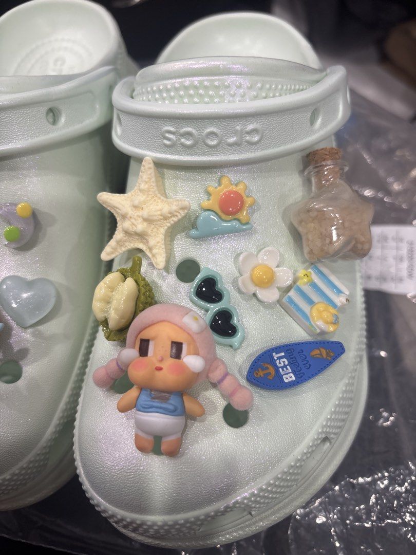 Crocs Bae Iridescent Clog size 7 women (Category: Slippers & Slides) located in Caloocan City. Submitted by sugarandspicecollection (Listing ID 1465283674, Image 2). Description: with free jibbits Crybaby.