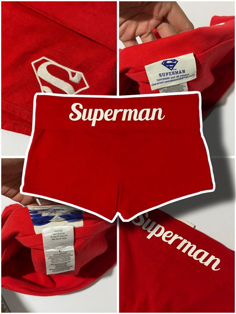 DC Comics red foldover Superman shorts (Category: Other Bottoms) located in Naga. Submitted by jamesarkkkk (Listing ID 1461283059, Image 1). Description: .