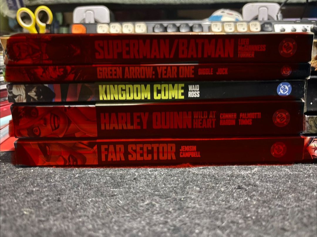 DC COMPACT COMICS (Category: Comics & Manga) located in Caloocan City. Submitted by shonaintshawn (Listing ID 1464469117, Image 2). Description: DC COMPACT COMICS Good as new, only read once 550 each, negotiable if taking multiple copies - Batman: White Knight - Kingdom Come - Watchmen - The Authority: Relentless - DC: The New Frontier Marked red - SOLD - Superman/Batman - Green Arrow: Year One - Wonderwoman: Blood and Guts - Harley Quinn: Wild a