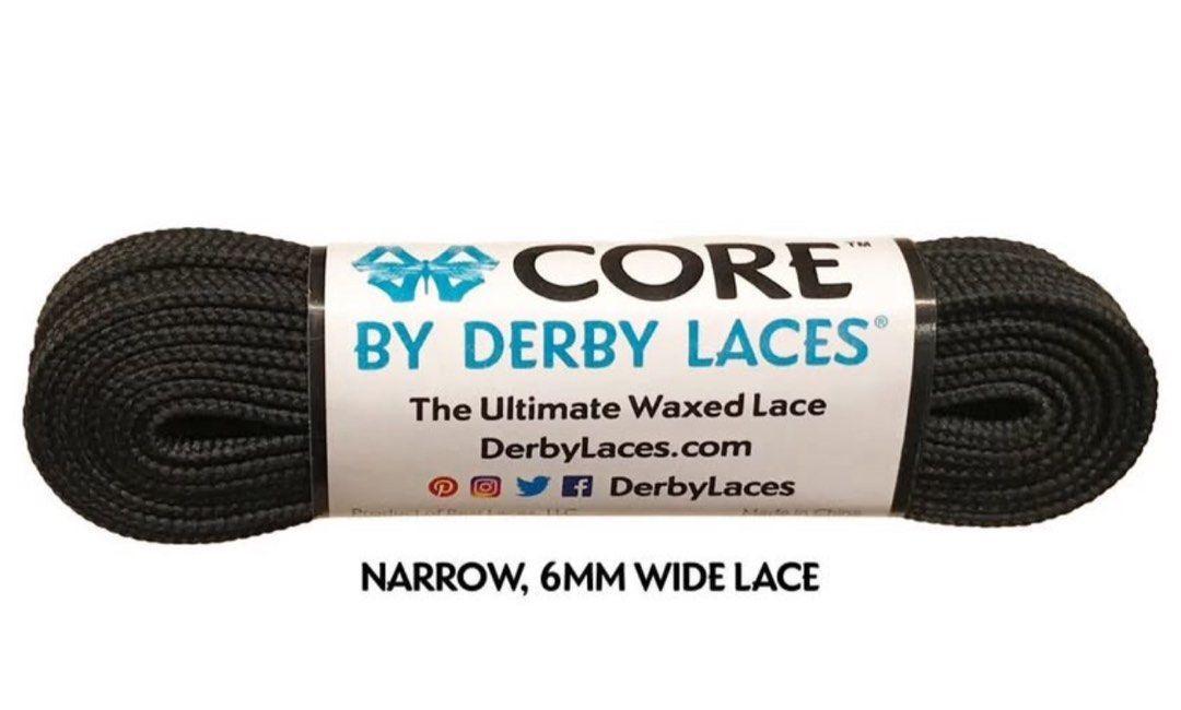 Derby Laces Core Waxed Laces 96" Black (Category: Skates, Rollerblades & Scooters) located in Manila. Submitted by purplelady_ (Listing ID 1465374272, Image 1). Description: Derby Laces CORE 📍Black 📍6mm wide, 96inch (244cm) 📍No flaws or damage RFS: Not using it anymore (Used only Twice) Original Price: $12.16 (763.68php) Mode of Payment: Gcash Only. Shipping fee will be shouldered by the buyer..