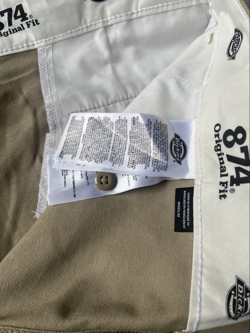 Dickies 847 Original Fit Size 42 (Category: Chinos) located in Paranaque City. Submitted by mackraven260159 (Listing ID 1465211324, Image 3). Description: 42 Waist 44 Length 9.5 Hem.