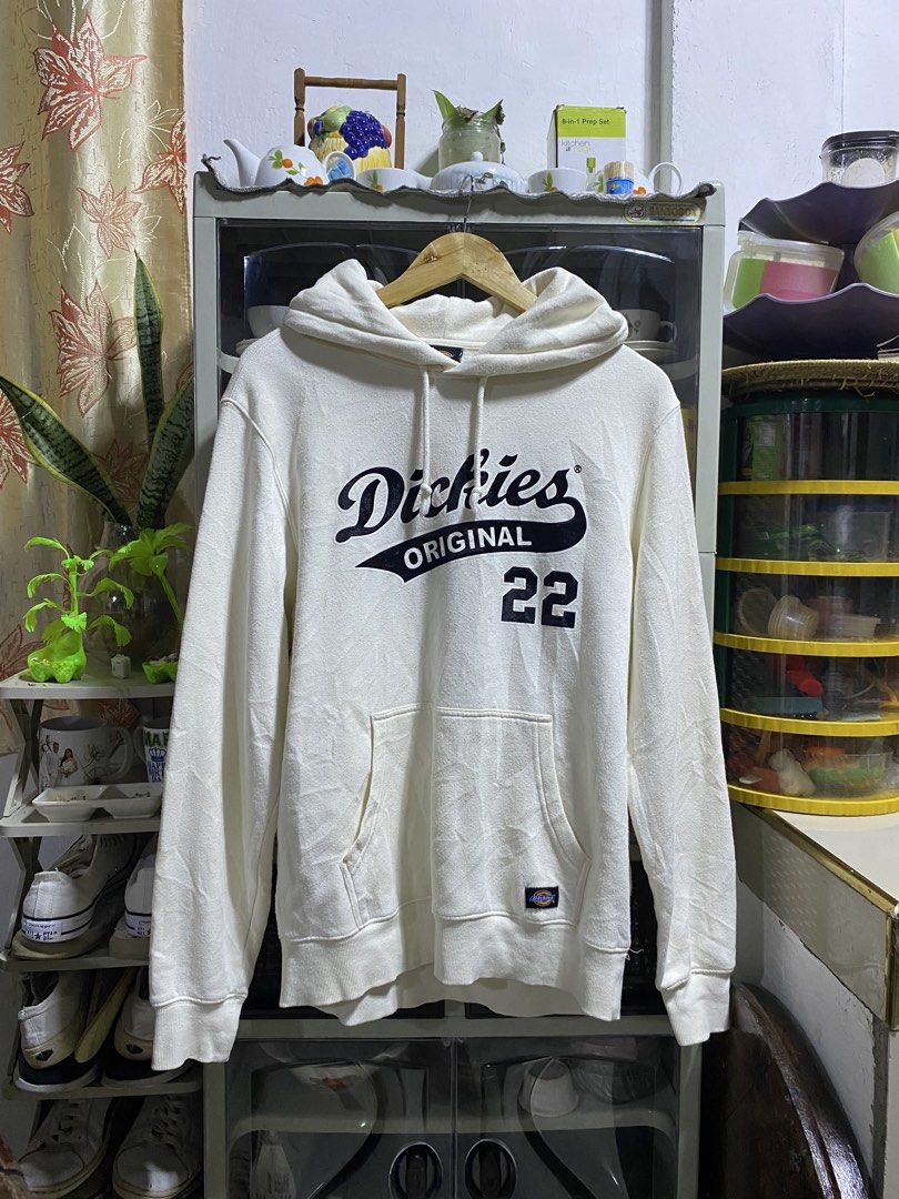 Dickies double patch hoodie (Category: Hoodies) located in Butuan. Submitted by timeless_curations (Listing ID 1465344792, Image 2). Description: 23 by 27 Color ivory Good as new.