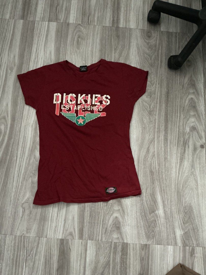 Dickies Maroon Printed T-Shirt (Category: Shirts) located in Manila. Submitted by TCC.ETC (Listing ID 1465196428, Image 1). Description: .