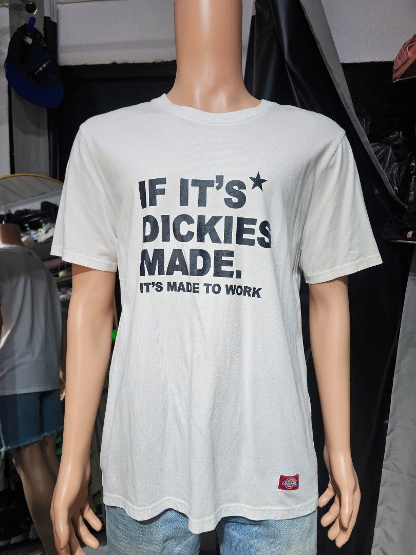Dickies T shirt (Category: Tshirts & Polo Shirts ) located in Baguio. Submitted by kayeonlineshop (Listing ID 1465216043, Image 2). Description: -Dickies "If It's Dickies Made, It's Made To Work" Graphic T-Shirt..