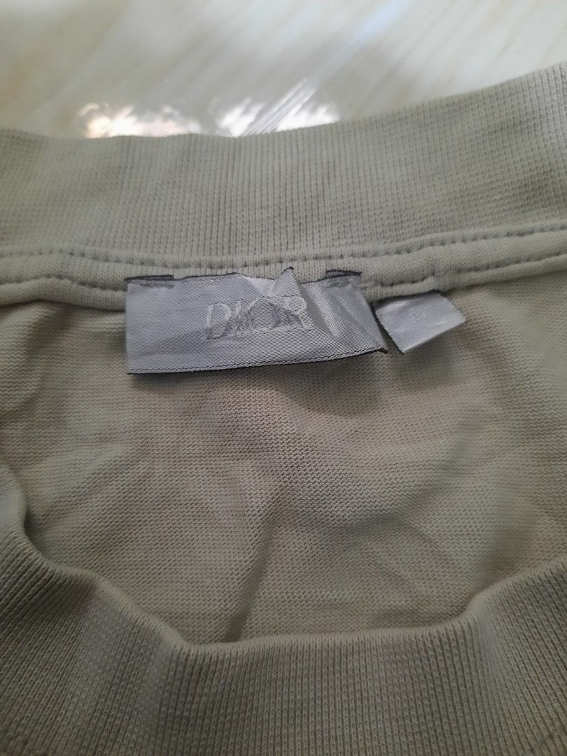 dior x stone island (off) (Category: Tshirts & Polo Shirts ) located in Tarlac. Submitted by thryftstash (Listing ID 1465381306, Image 3). Description: dimes: 26.5 - 22 L on tag issue: just need wash sf not included tarlac loc j&t and lbc courier.