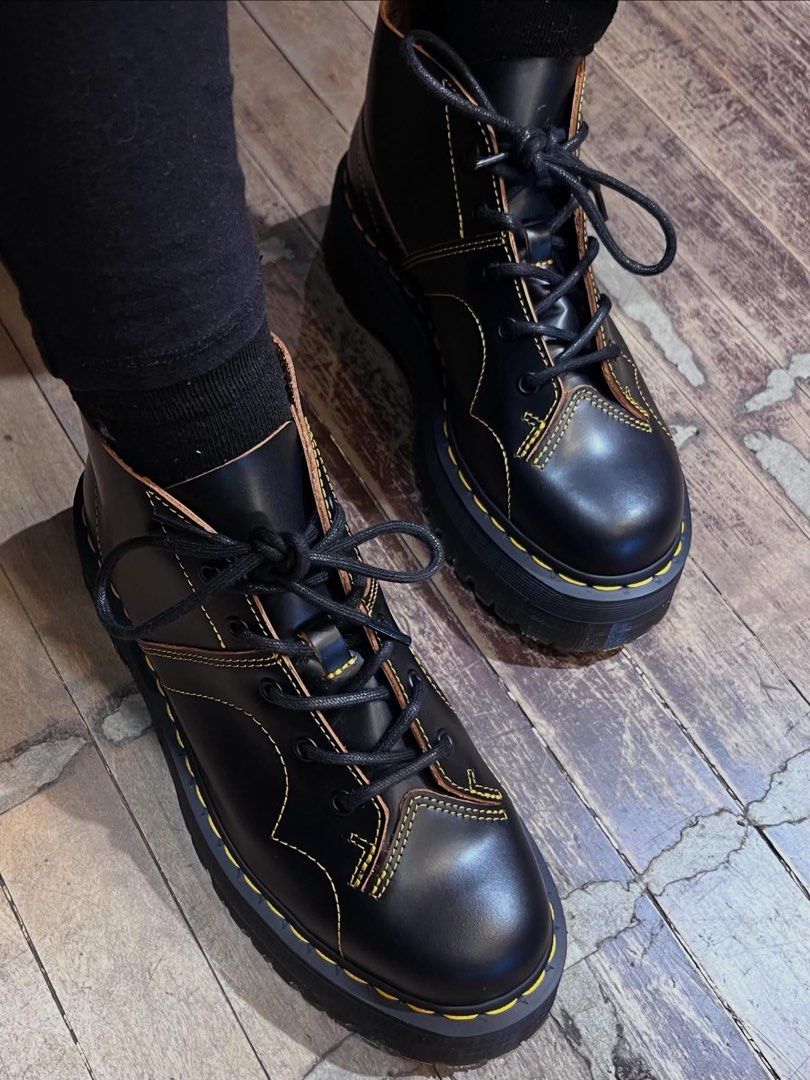 Dr Martens Church monkey quad (Category: Boots) located in Makati City. Submitted by nnev_cats (Listing ID 1465295469, Image 2). Description: Decluttering with og box Negotiable for sire buyers only Rfs Migrating.