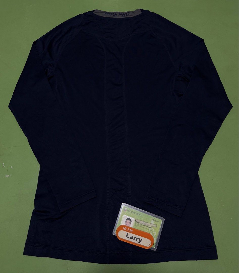 Dri Fit (Category: Activewear) located in Pasig City. Submitted by reyeslarry11740 (Listing ID 1465373530, Image 2). Description: For Sale Nike Pro Dri Fit Longsleeve Men Size Medium 16.5w x 25.4L 26L Back Excellent condition No issue 500 plus ship only Payment 1st Pasig city .