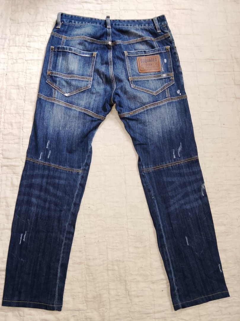 DSQUARED Pants (Category: Jeans) located in Bago City. Submitted by champsthrift. (Listing ID 1465261417, Image 2). Description: Authentic excellent condition 10/10 color rate issue:paint stains pls check photos, waist-30-32 length -36 hem-6.5.