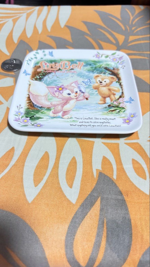 Duffy and LinaBell square cake plate (Category: Character Goods) located in Calamba. Submitted by cur8d (Listing ID 1465347051, Image 2). Description: .