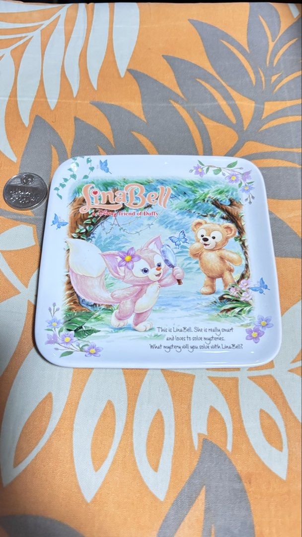 Duffy and LinaBell square cake plate (Category: Character Goods) located in Calamba. Submitted by cur8d (Listing ID 1465347051, Image 1). Description: .