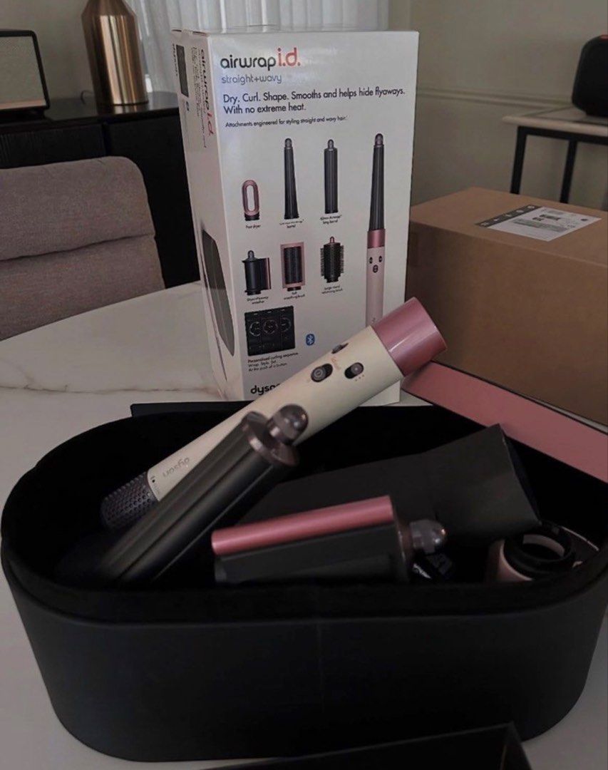Dyson Airwrap i.d. Straight+Wavy Multi-Styler (Category: Hair) located in Cavite. Submitted by juliebeee (Listing ID 1465281351, Image 1). Description: Issue: the attachments are a bit loose when attached to the wand. They still connect and work, but they wobble and sometimes fall off. The tightest attachments are the blower and the airwrap curler attachments. Just mentioning this so the buyer is aware before buying. 😊.