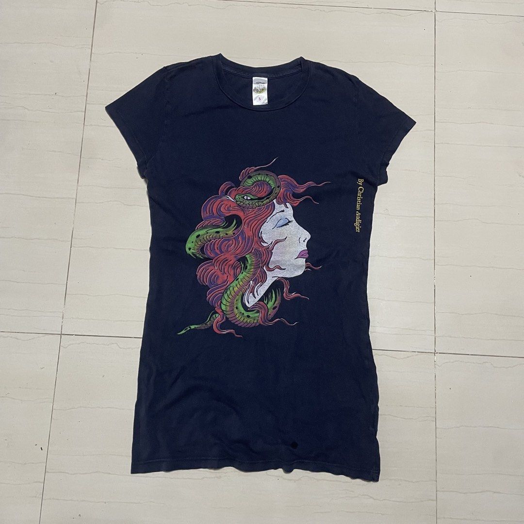 Ed hardy by christian audigier (Category: Luxury Apparel) located in Iloilo. Submitted by 3ift2heav3n (Listing ID 1465251768, Image 1). Description: Ed hardy by christian audigier women's Authentic Small DM📥.