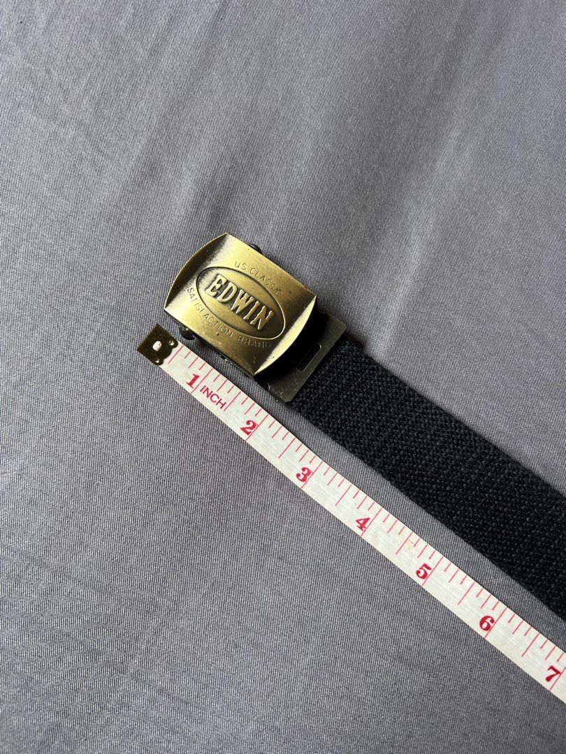 EDWIN garrison belt (Category: Belt bags, Clutches and Pouches) located in Batangas. Submitted by thegudoldays (Listing ID 1465200855, Image 2). Description: Available !!! EDWIN Garrison belt Brass buckle ₱350 only.