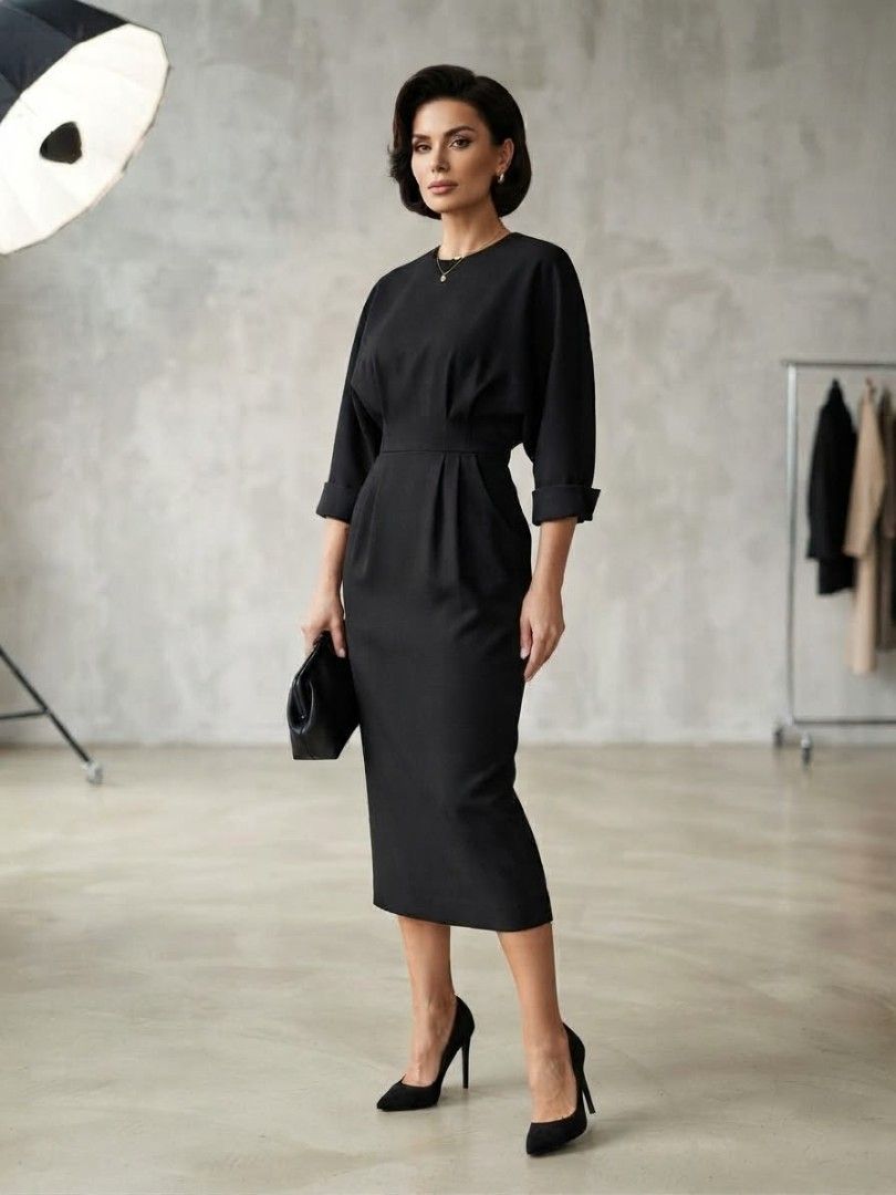 & Other Stories by H&M Elegant Black Dress (Category: Dresses) located in Santa Cruz. Submitted by deenem (Listing ID 1465224110, Image 1). Description: Bust: 20(40) Waist:13(26) Lenght:45.