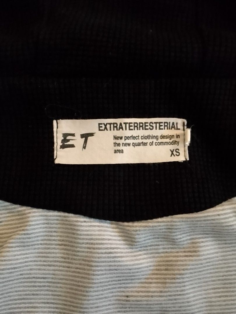 ERKE x "Off-White" Parody Patchwork Hooded Jacket (Category: Activewear) located in Manila. Submitted by mari_123.123 (Listing ID 1465242467, Image 3). Description: ERKE x "Off-White" Parody Patchwork Hooded Jacket.