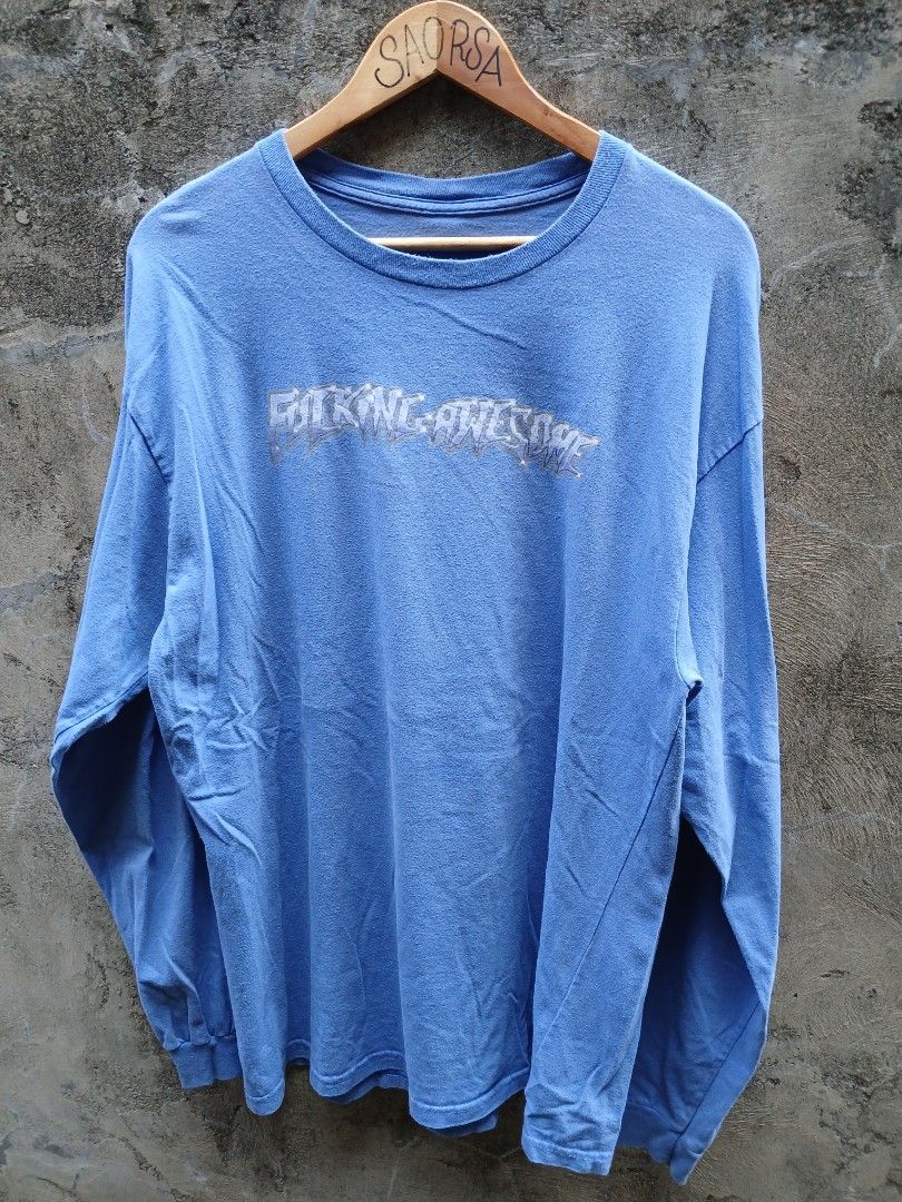 F.A chrome LS (Category: Tshirts & Polo Shirts ) located in Candelaria. Submitted by saorsa.thrift (Listing ID 1465305411, Image 1). Description: F.A chrome LS Size: XL Dimes: 22/30 Condition: Good Flaws: cracks on print/Need wash may stain check photo 🏷️ 2800 + sf.