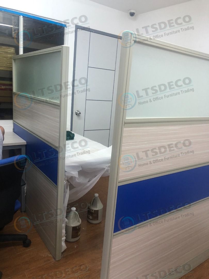 FABRIC WITH GLASS WORKSTATION CUBICLES OFFICE PARTITION (Category: Office Furniture & Fixtures) located in Quezon City. Submitted by gel-4297 (Listing ID 1465229261, Image 3). Description: LTSDECO Home and Office Furniture Trading MANUFACTURER • FABRICATOR • SUPPLIER Looking for office furniture, modular partitions, workstations, or customized furniture? We can help! LTSDECO Home and Office Furniture Trading is a trusted manufacturer, fabricator,