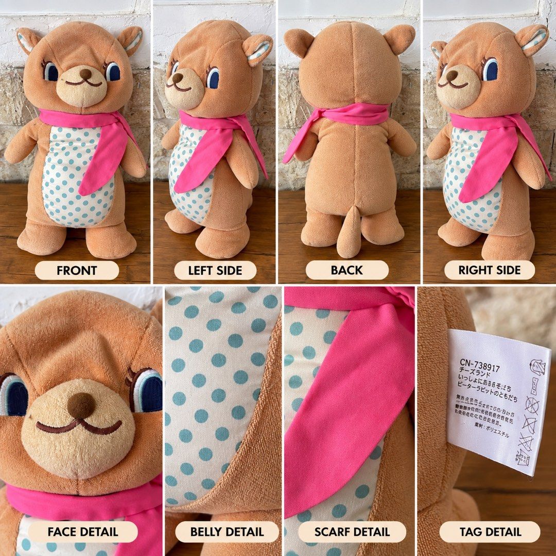 Felissimo Skip Clap brown bear plush toy 15” (Category: Plushies & Soft Toys) located in San Fernando. Submitted by dntjapansurpluselyu (Listing ID 1465312906, Image 1). Description: .