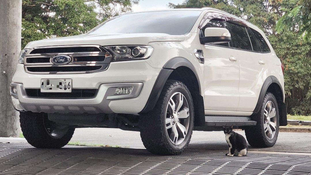 Ford Everest (Category: Used Cars) located in Paranaque City. Submitted by mikkasawyer (Listing ID 1451349009, Image 1). Description: 2016 Ford Everest Trend 2.2 AT Diesel Turbo Direct buyers only. Pass sa buy-and-sell. 94k+ km | First owned, Registered under my wife's name until June 2027 Complete service records (Ford CASA until 2021, Autodeca 2021-present). Not flooded. Cold A/C. Smooth shifting. Newly serviced with fresh 100% synthetic oil, n