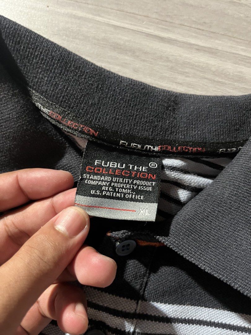 Fubu polo (Category: Tshirts & Polo Shirts ) located in Manila. Submitted by 3715street (Listing ID 1465300905, Image 2). Description: Fubu polo xl W20.5xL28(fit large) Excellent condition color rate 9/10 Need wash PRICE:550FREESHIP💸.