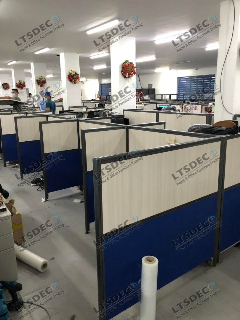 Full Fabric Office Workstation Cubicles (Category: Office Furniture & Fixtures) located in Quezon City. Submitted by trisha430 (Listing ID 1465233271, Image 2). Description: LTSDECO Home and Office Furniture Trading MANUFACTURER • FABRICATOR • SUPPLIER Looking for office furniture, modular partitions workstations, or customized furniture? We can help! LTSDECO Home and Office Furniture Trading is trusted manufacturer, fabricator, and supplier of q