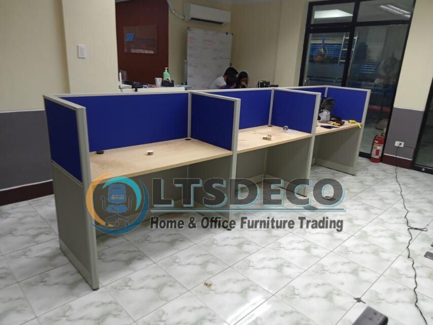 FULL FABRIC WORKSTATION CUBICLE OFFICE PARTITION (Category: Office Furniture & Fixtures) located in Quezon City. Submitted by gel.ltsdeco29 (Listing ID 1465219241, Image 2). Description: LTSDECO Home and Office Furniture Trading MANUFACTURER • FABRICATOR • SUPPLIER Looking for office furniture, modular partitions, workstations, or customized furniture? We can help! LTSDECO Home and Office Furniture Trading is a trusted manufacturer, fabricator, a