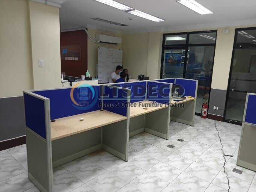 FULL FABRIC WORKSTATION CUBICLE OFFICE PARTITION (Category: Office Furniture & Fixtures) located in Quezon City. Submitted by gel-4297 (Listing ID 1465219998, Image 2). Description: LTSDECO Home and Office Furniture Trading MANUFACTURER • FABRICATOR • SUPPLIER Looking for office furniture, modular partitions, workstations, or customized furniture? We can help! LTSDECO Home and Office Furniture Trading is a trusted manufacturer, fabricator, and su