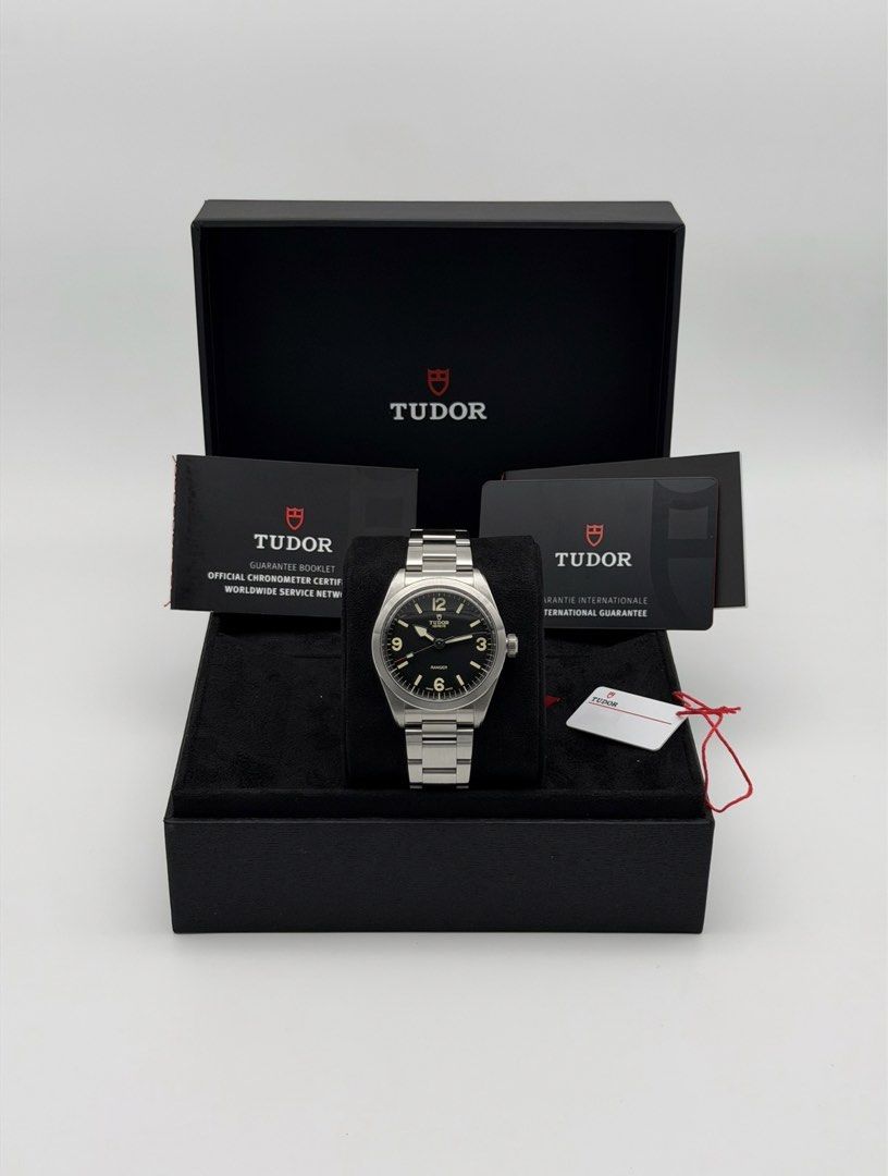Fullset Tudor Ranger 39mm Black (Category: Luxury Watches) located in Manila. Submitted by timelesseleganceph (Listing ID 1465210465, Image 2). Description: Fullset Tudor Ranger 39mm Black Reference 79950 Size 39mm Dated 2026 International Warranty Til 2031 Complete/Fullset - Box, Manual, Warranty Card.
