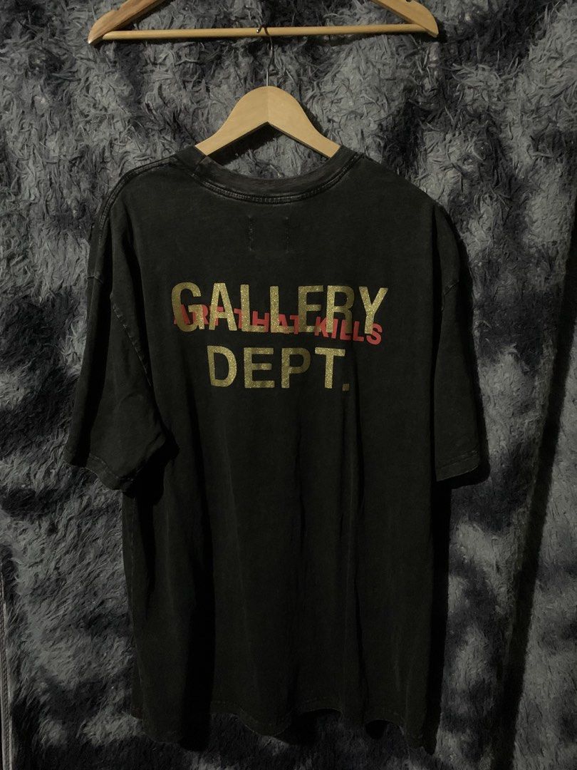 Gallery dept wash sund-faded (Category: Activewear) located in Manila. Submitted by etchelverano (Listing ID 1465294101, Image 2). Description: Gallery Dept Wash faded black Excellence condition No issue Color rate 9.8/10 Size M / Dimes L32 W24 .