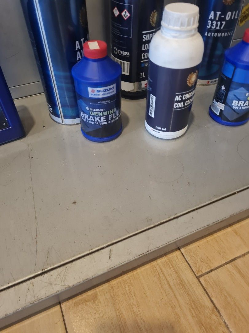 Genuine suzuki brake fluid (Category: Maintenance Fluids and Filters) located in Quezon City. Submitted by declutter1990 (Listing ID 1465232342, Image 1). Description: .