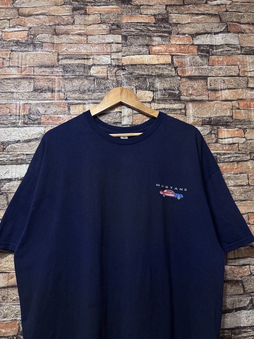 GILDAN FORD MUSTANG NAVY BLUE TEE (Category: Tshirts & Polo Shirts ) located in Davao. Submitted by angelothriftfinds (Listing ID 1465271983, Image 2). Description: GILDAN FORD MUSTANG brand new condition dimension: 25.5” W | 32” L fit: 2XL-3XL size issue: none mine: ₱350.