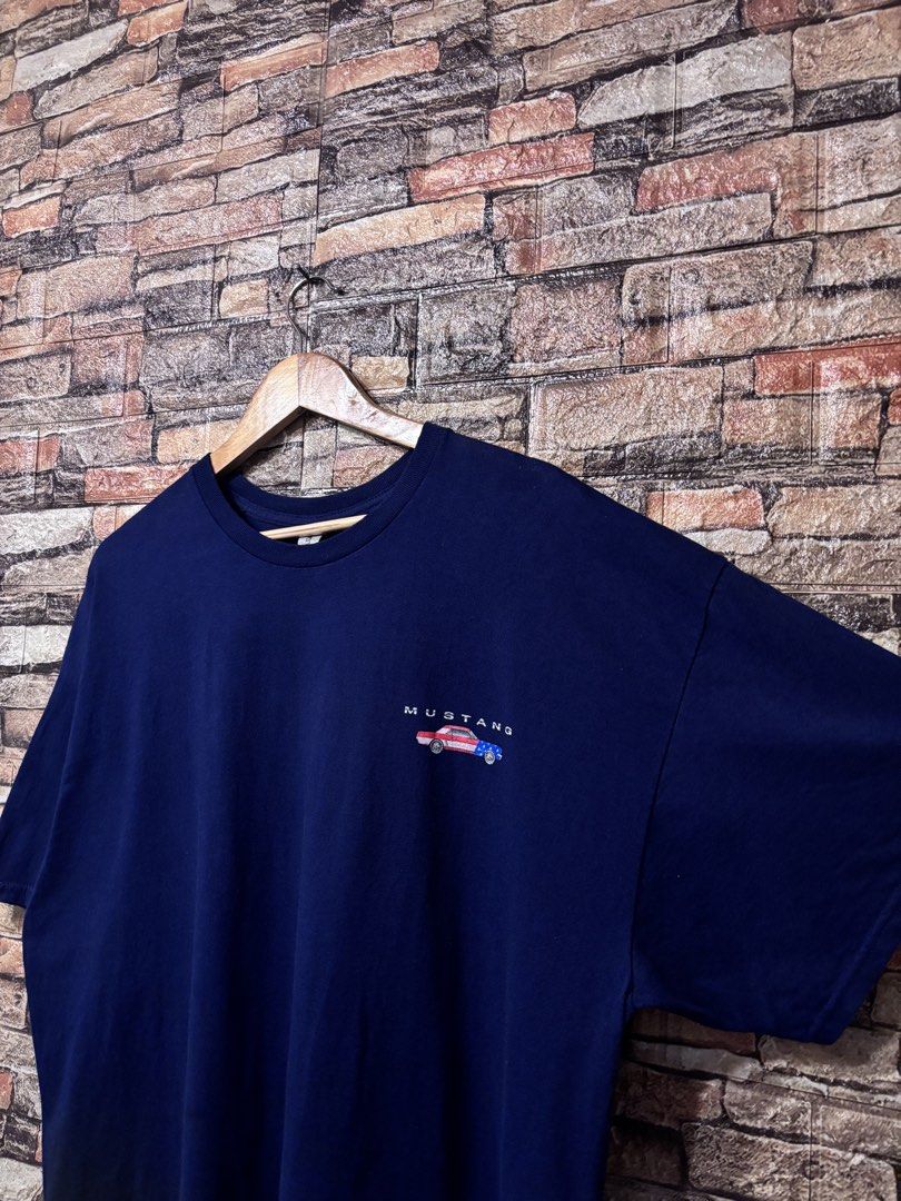 GILDAN FORD MUSTANG NAVY BLUE TEE (Category: Tshirts & Polo Shirts ) located in Davao. Submitted by angelothriftfinds (Listing ID 1465271983, Image 3). Description: GILDAN FORD MUSTANG brand new condition dimension: 25.5” W | 32” L fit: 2XL-3XL size issue: none mine: ₱350.