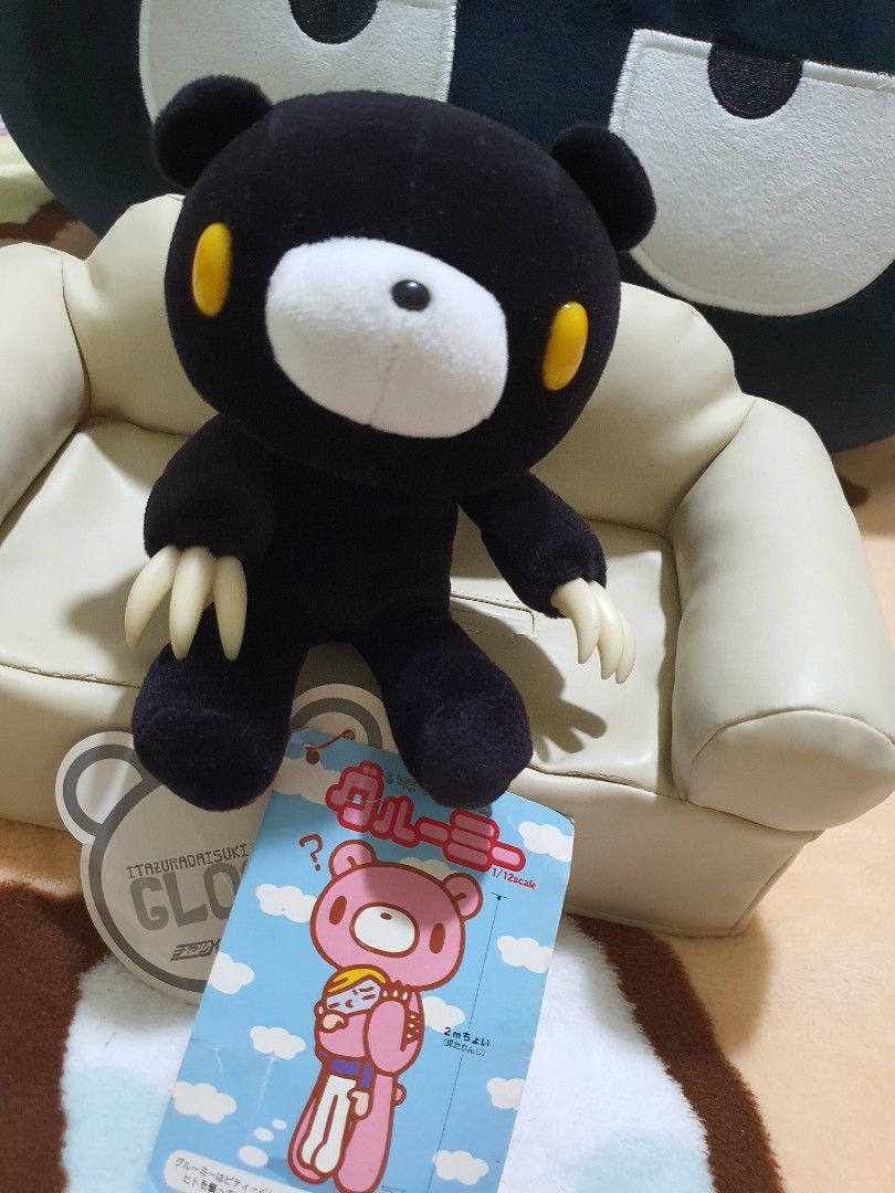 Gloomy Bear Chax Colony (Category: Plushies & Soft Toys) located in Manila. Submitted by peachhalves (Listing ID 1465253308, Image 2). Description: Vintage dating around 2003 Mascot size with paper tags gloomybear #chaxcolony #oth.