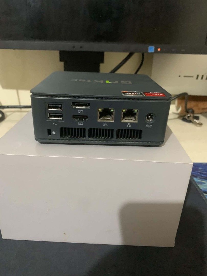 GMKtec M5 Plus Mini PC AMD Ryzen 7 5825U (Category: Desktops) located in Manila. Submitted by happyearth.953a15 (Listing ID 1465344624, Image 2). Description: Gmktec Ryzen 7 5825U Amd Radeon TM graphics 16gb ram 512gb nvme Windows 11 pro OS Unit with power adapter and BOX 💸💸 22,000 Location: San Andres bukid manila Pick up or deliver.