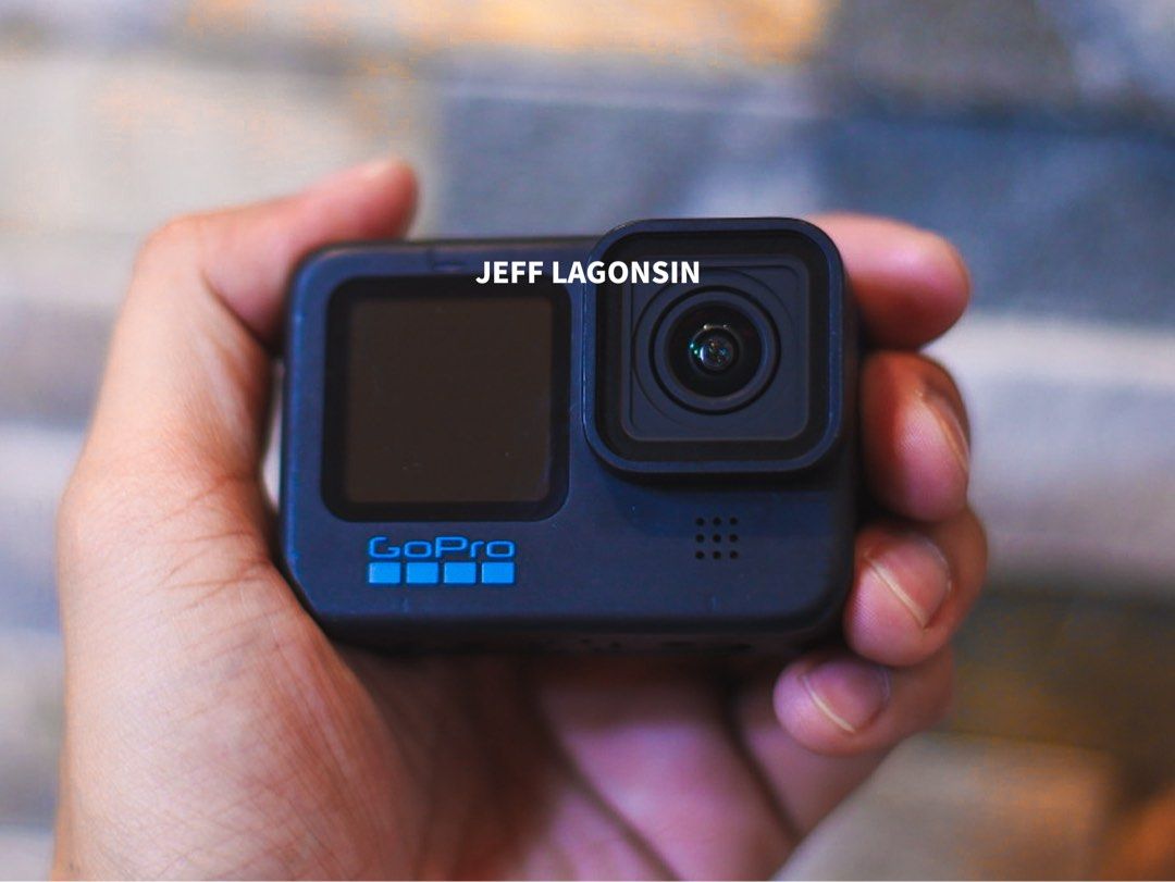 GoPro Hero 10 Black Action Camera (Category: Cameras) located in Quezon City. Submitted by lagonsinjeff (Listing ID 1465375801, Image 1). Description: - GoPro Hero 10 Black in great working condition - Shoots ultra-crisp video, perfect for outdoor action and vlogging - Dual screens (front and back) for easy framing and selfies - Integrated folding mounting fingers at the base - Clean glass on both the lens and displays with no scratches - Respons