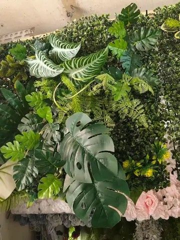 Grass Mat (Category: Artificial Plants & Flowers) located in Manila. Submitted by athennaalampayan (Listing ID 1465205686, Image 3). Description: Lush artificial green plant wall panels. Various leaf styles including ferns, monstera, and succulents. Dense foliage design creates a realistic look. Easy to mount for indoor or outdoor vertical gardens. Great way to bring greenery into any space without maintenance. Multiple panels available with diff