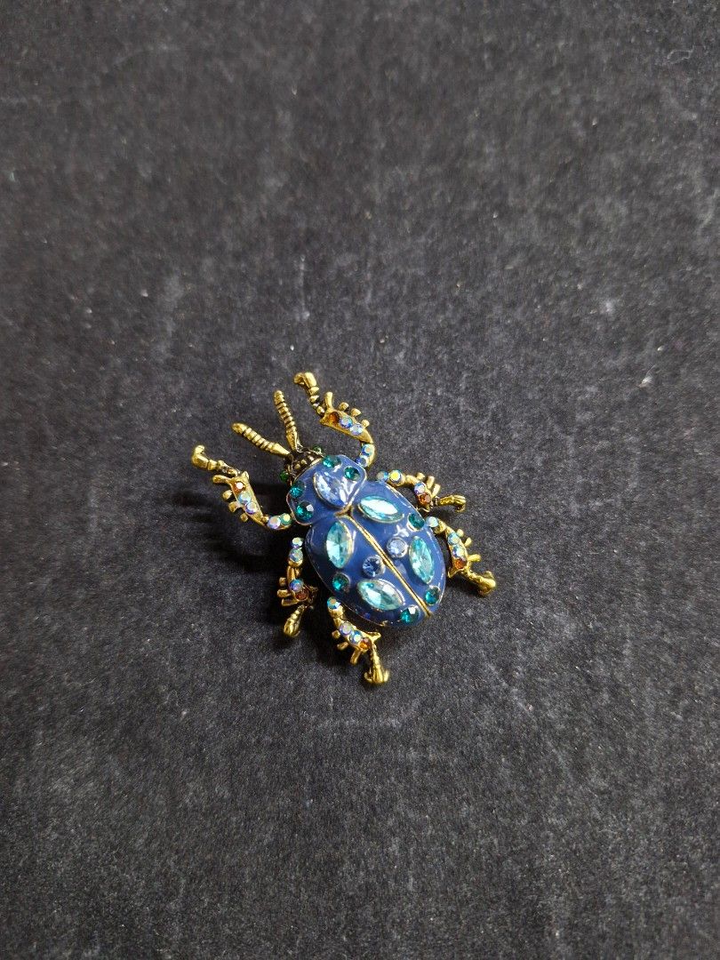 Ground Beetle Brooch (Category: Brooches) located in Taguig. Submitted by mommaschoice (Listing ID 1465342270, Image 1). Description: Brand new Unisex use Adorned w/ rhinestones Adds elegance to one's outfit Lightweight won't damage the fabric Ships nationwide.