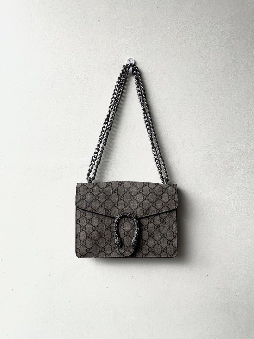 Gucci GG Monogram Dionysus Bag (Category: Shoulder Bags) located in Butuan. Submitted by prestigephilippines (Listing ID 1465174185, Image 1). Description: Searchable code Excellent condition Size medium Minimal issue (sign of use) Shipping worldwide 🌍.
