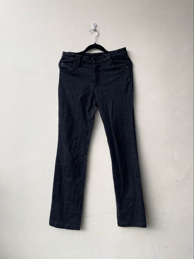 Gucci GG Monogram Pattern Pants (Category: Jeans) located in Butuan. Submitted by prestigephilippines (Listing ID 1465172946, Image 1). Description: Very good condition Waist 27-28 Size medium Minimal scratch issue - (not visible upon wearing) Shipping worldwide 🌍.