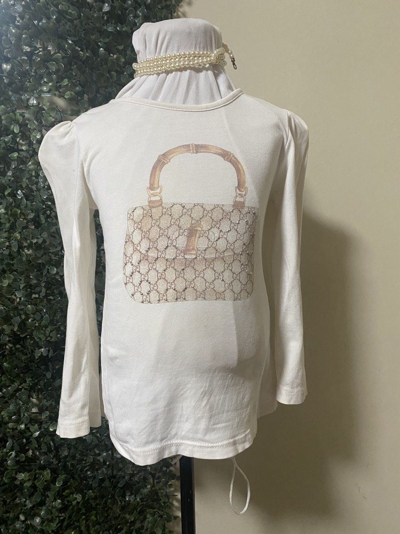 Gucci longsleeve (Category: Babies & Kids Fashion) located in Manila. Submitted by avathriftedcloset (Listing ID 1465335285, Image 1). Description: .