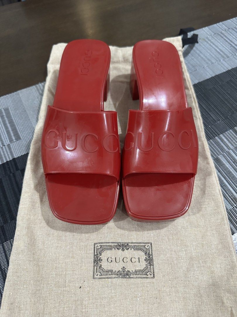 Gucci mid heels (Category: Flats & Sandals) located in Marikina City. Submitted by georgiaprelovestuff (Listing ID 1465271963, Image 1). Description: size 35 PLEASE READ BEFORE MAKING AN OFFER: 🔹No inclusions since this is preloved 🔹NO to low ballers please 🔹NO meetups due to busy schedule 🔹If you make an offer, please get the item let's not waste each other's time 🔹NO return NO exchange NO cancellation 🔹Please manage your expectation since