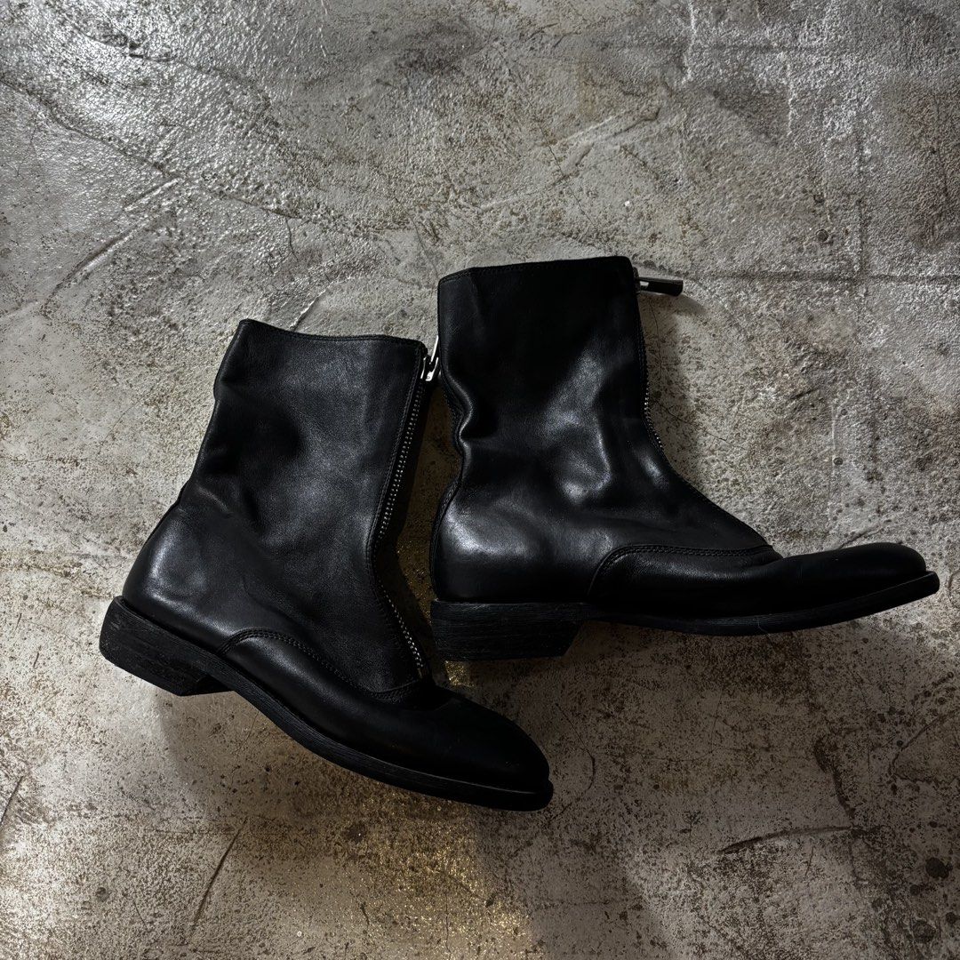 Guidi Zip Leather Boots (Category: Boots) located in Caloocan City. Submitted by thrift.crcl (Listing ID 1465336769, Image 1). Description: Guidi Zip Leather Boots Size 36 Good condition Fix price .